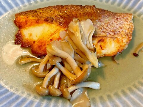 鯛のキノコあんかけ